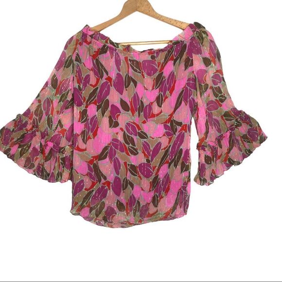 Milly blouse, Pink Floral size XS - Picture 4 of 9